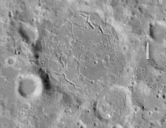 Снимок зонда Lunar Reconnaissance Orbiter.