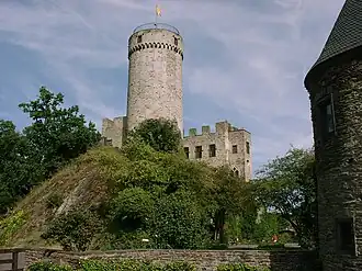 Вид замка с западной стороны