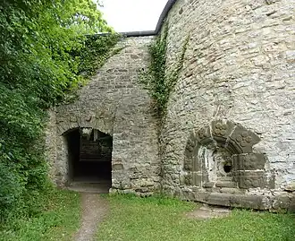 Бывшие главные ворота Нижнего замка