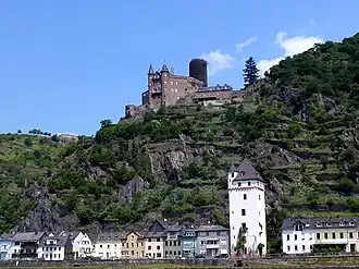 Замок и расположенный под ним город Санкт-Гоарсхаузен