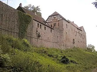 Вид замка с западной стороны