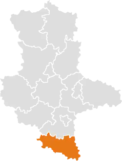 Бургенланд (район) на карте