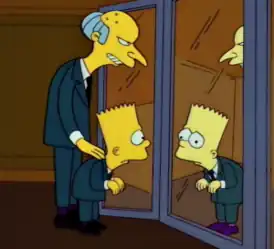 Мистер Бёрнс пытается сделать Барта похожим на себя