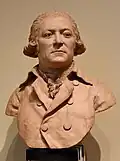 Бюст неизвестного мужчины работы Пьера Мерара, 1786 г., Франция