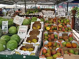 Торговля свежими овощами