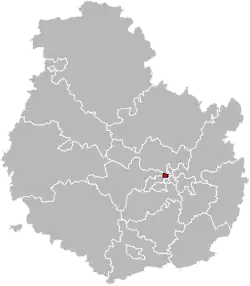 Дижон 1-й кантон на карте