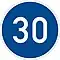 Nejnižší dovolená rychlost (30 km/h)