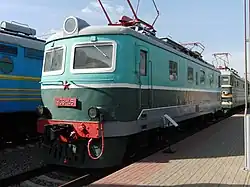 ЧС3-45 в  Музее истории развития железнодорожного транспорта Московской железной дороги