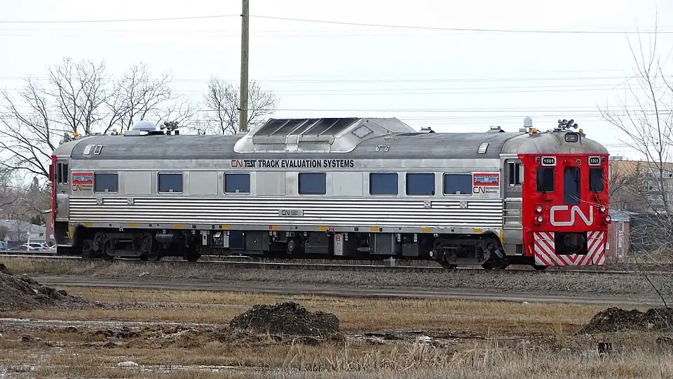 Автомотриса (рельсовый автобус) железной дороги Canadian National Railway (CN, Канада)