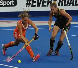 Китии ван Мале (слева) на Трофее чемпионов-2016