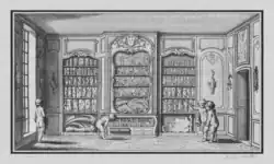 Кабинет редкостей. Иллюстрация «Общей и частной истории природы с описанием Королевского кабинета». Том III, Париж. 1749. Офорт
