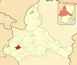 Расположение муниципалитета на карте провинции