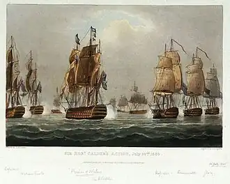 HMS Repulse при Финистерре (ведущий справа)