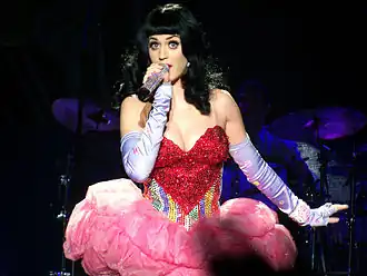 Кэти Перри во время тура «California Dreams Tour», 2011 год