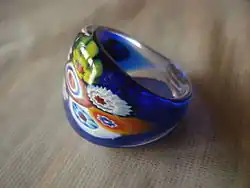 Кольцо из муранского стекла