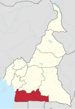 Южный регион на карте