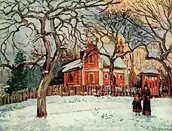 Каштаны в Лувесьене, vers 1870,Париж, Музей Орсе.