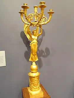 Канделябр. Ок. 1820. Художественный музей Нельсона-Аткинса, Канзас-Сити, Миссури, США