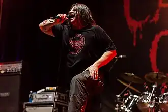 Джордж в составе Cannibal Corpse на фестивале Full Force 2019 в Феррополисе, Германия.