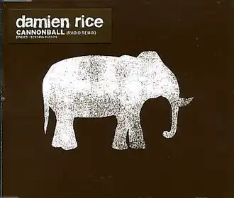 Обложка сингла Дэмьена Райса «Cannonball» (2002)