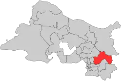 Аллош на карте