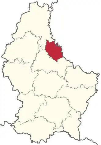Кантон на карте Люксембурга