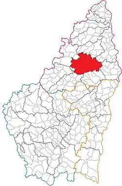 Ламастр на карте