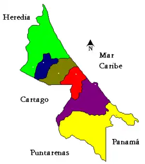 Лимон на карте