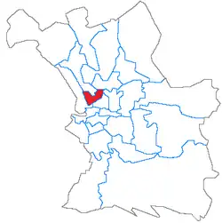 Кантон на карте департамента Буш-дю-Рон