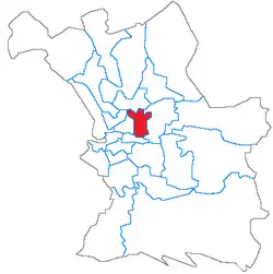 Кантон на карте департамента Буш-дю-Рон