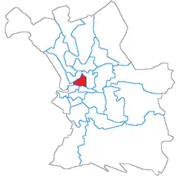 Кантон на карте департамента Буш-дю-Рон