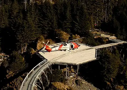 Вертолетная площадка маяка