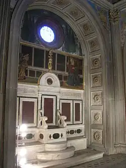 Капелла кардинала Португальского с фреской А. Бальдовинетти «Благовещение Марии»