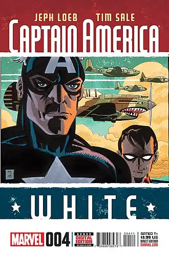 Обложка Captain America: White #4