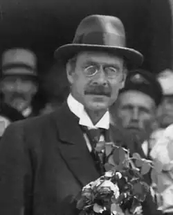 Карл Бьёркман в Мариехамне, в 1920 году