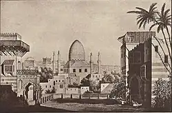 Эскиз декорации для постановки «Стойкий принц» Кальдерона. Государственная библиотека, Берлин