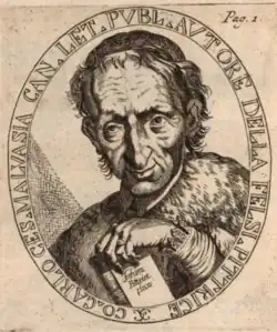 Портрет Карло Чезаре Мальвазиa. 1769. Офорт