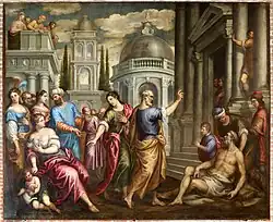 Святой Пётр исцеляет калеку. 1659. Церковь Сан-Николо, Тревизо