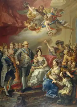 Семья короля Карла IV (1802)