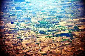 Вид на город Карролл с высоты