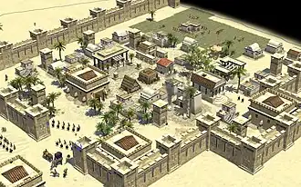 Карфагенское поселение во время игры