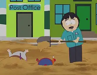 Рэнди закапывает Стэна