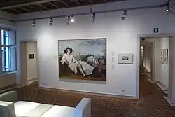 Одна из комнат музея с копией картины Тишбейна