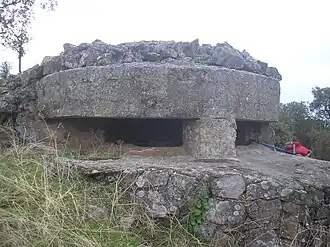 Дот националистов на Эстремадурском фронте  у Дон Бенито