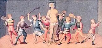 И. Франкуччи да Имола.Мученичество Святого Кассиана. Ок. 1500