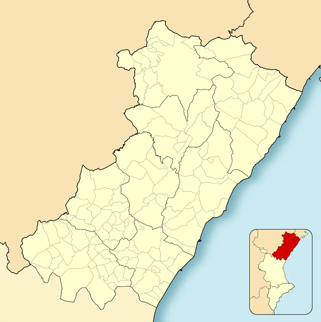 Морелья на карте