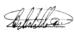 Изображение автографа