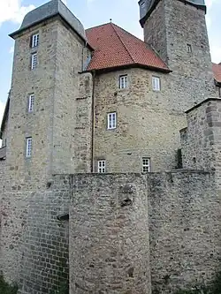 Вид замка с северо-западной стороны