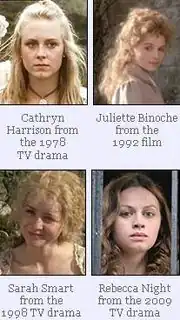 Персонаж Кэтрин в исполнении актрис разных поколений