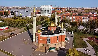 Вид с высоты со стороны ул. К. Маркса